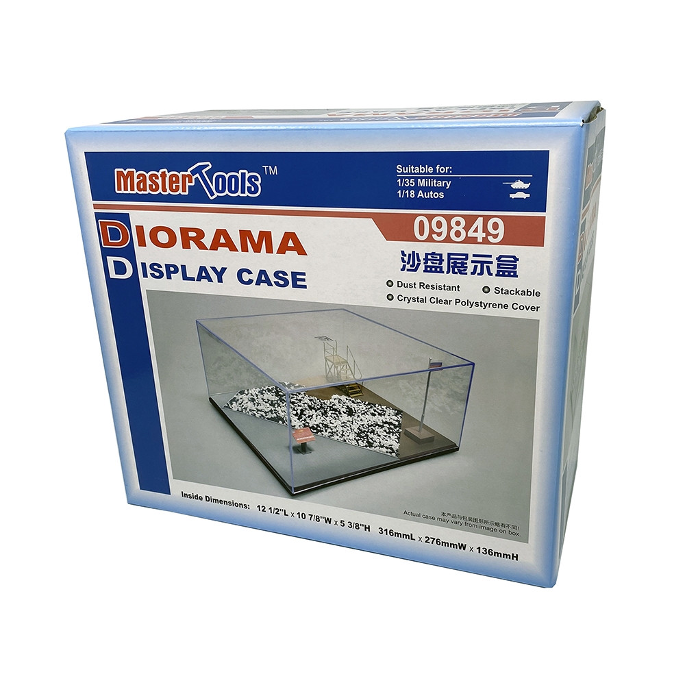 VITRINE PLEXIGLASS PRÉSENTOIR Case 316x276x136 MM Trumpeter EUR 37,83